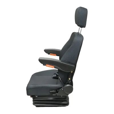 Scaun universal reglabil pe greutate 40-130Kg, cotiere si spatar rabatabil 50-90° pentru tractor, utilaje agricole, industriale, stivuitor - imagine 2