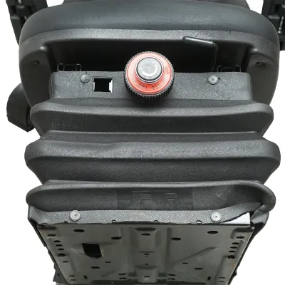 Scaun universal reglabil pe inaltime si greutate 40-120Kg, cotiere si spatar rabatabil 50-90° pentru tractor, utilaje agricole, industriale, stivuitor - imagine 5