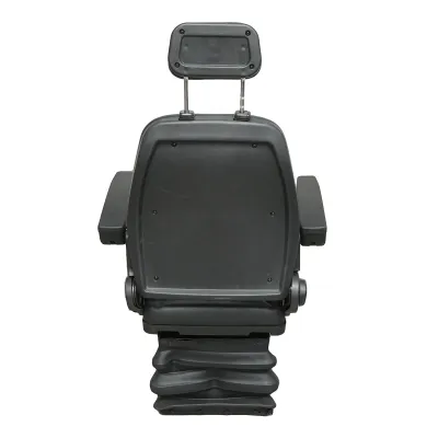 Scaun universal reglabil pe inaltime si greutate 40-120Kg, cotiere si spatar rabatabil 50-90° pentru tractor, utilaje agricole, industriale, stivuitor - imagine 3