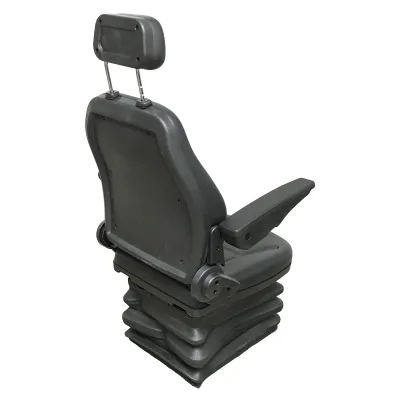 Scaun universal reglabil pe inaltime si greutate 40-120Kg, cotiere si spatar rabatabil 50-90° pentru tractor, utilaje agricole, industriale, stivuitor - imagine 4