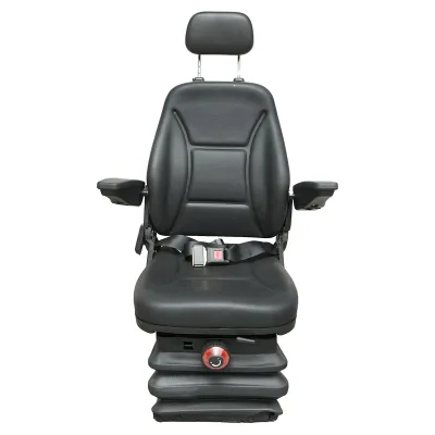 Scaun universal reglabil pe inaltime si greutate 40-120Kg, cotiere si spatar rabatabil 50-90° pentru tractor, utilaje agricole, industriale, stivuitor - imagine 6