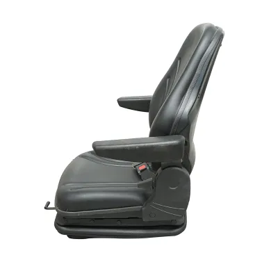 Scaun universal cu centura de siguranta si cotiere, suspensie mecanica pentru tractor si utilaje industriale, stivuitor - imagine 2