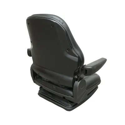 Scaun universal cu centura de siguranta si cotiere, suspensie mecanica pentru tractor si utilaje industriale, stivuitor - imagine 3