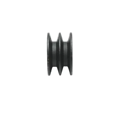 Fulie 2 caneluri 58x32mm pentru ax cu pana 24mm - imagine 2