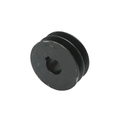 Fulie 2 caneluri 76x32mm pentru ax cu pana 24mm - imagine 3