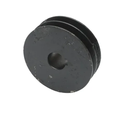 Fulie 2 caneluri 97x32mm pentru ax cu pana 24mm - imagine 3