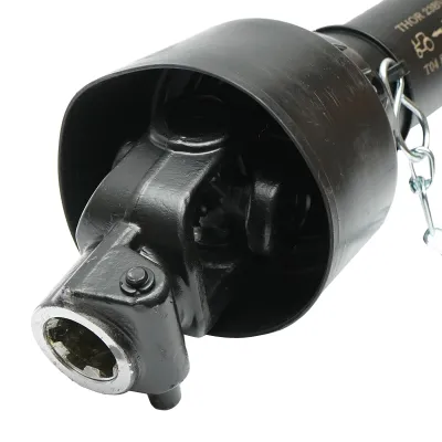Cardan 850 mm T4 cu clichet universal cruce 27x74,6 (teava triunghiulara) 1 3/8 Z=6 - imagine 2