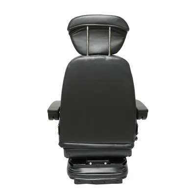 Scaun universal reglabil pentru tractor cu centura de siguranta, cotiere si suspensie mecanica 840x600mm - imagine 5
