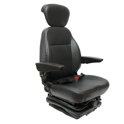 Scaun universal reglabil pentru tractor cu centura de siguranta, cotiere si suspensie mecanica 840x600mm - imagine 3