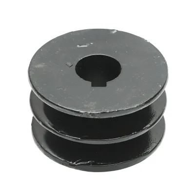 Fulie 2 caneluri 58x32mm pentru ax cu pana 19mm