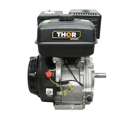 Motor pe benzina 13CP, 4 timpi, ax cu pana 25mm, 389cc pornire sfoara THOR - imagine 3