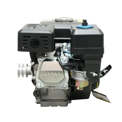 Motor pe benzina cu fulie 7.5CP, 4 timpi, ax cu pana 20mm, 212cc pornire sfoara THOR - imagine 2