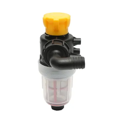 Filtru erbicidator transparent cu sita si valva autocuratare, racord 25mm - imagine 4