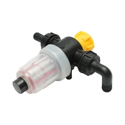 Filtru erbicidator transparent cu sita si valva autocuratare, racord 25mm - imagine 7
