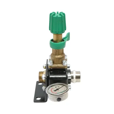 Robinet reglaj presiune cu manometru glicerina pentru erbicidator - imagine 4