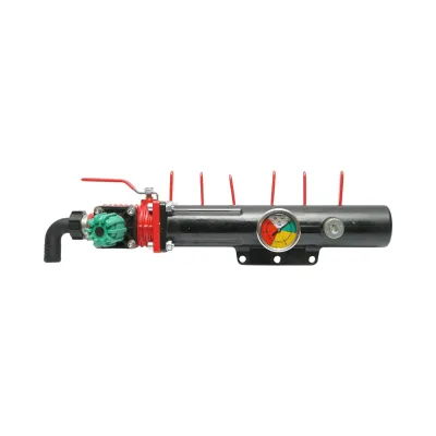 Distribuitor erbicidator metalic cu 6 cai, manometru cu glicerina 25 bar - imagine 6