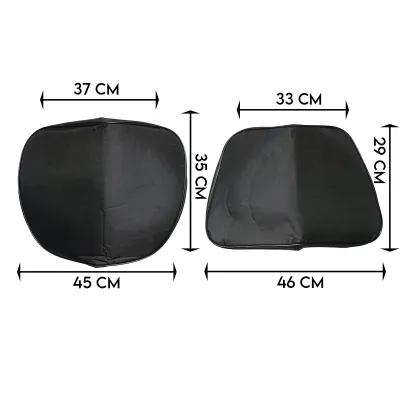 Set huse universale scaun tractor, stivuitor pentru spatar si sezut, material textil - imagine 2