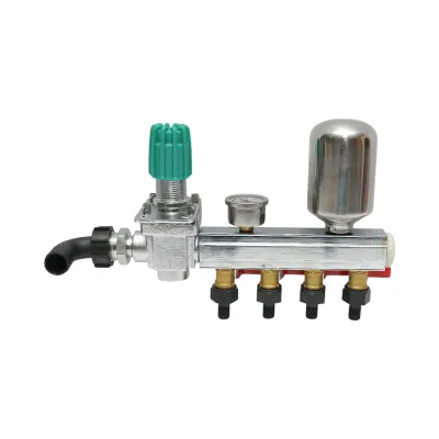 Distribuitor erbicidator cu 4 cai, manometru cu glicerina 49 bar - imagine 3