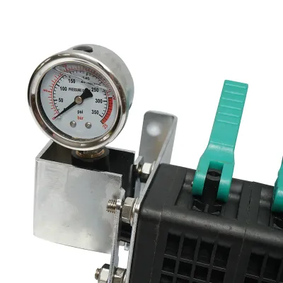 Distribuitor erbicidator cu 5 cai, filtru, supapa electrica si manometru cu glicerina 25 bar - imagine 7