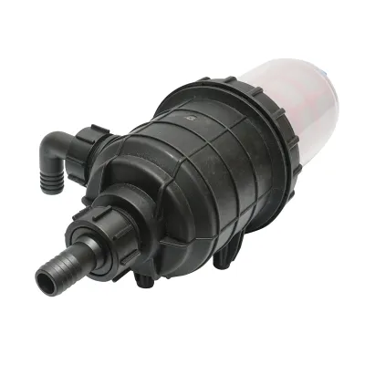 Filtru erbicidator transparent cu 2 site si valva autocuratare, racord 25mm - imagine 5