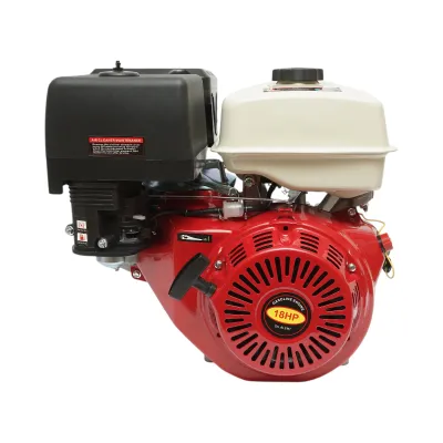 Motor pe benzina 18CP, 420cc, 4 timpi, ax cu pana 25mm, pornire sfoara Breckner Germany - imagine 2