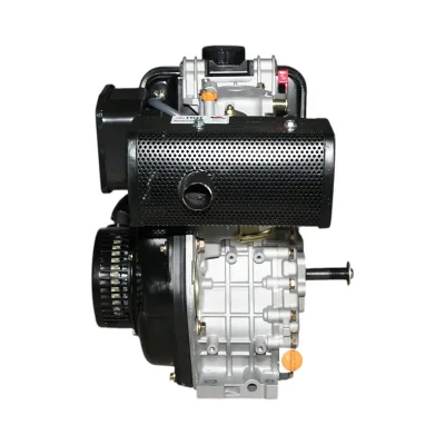 Motor diesel 5CP 173F, 247cc, turatie 3600rpm, ax rotund filetat 19.05mm, pornire sfoara Breckner Germany - imagine 5