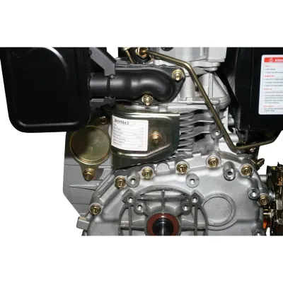 Motor diesel 7CP 178F, 296cc, turatie 3600rpm, ax rotund filetat 19.05mm, pornire sfoara Breckner Germany - imagine 7