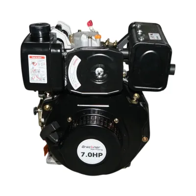 Motor diesel 7CP 178F, 296cc, turatie 3600rpm, ax rotund filetat 19.05mm, pornire sfoara Breckner Germany - imagine 4