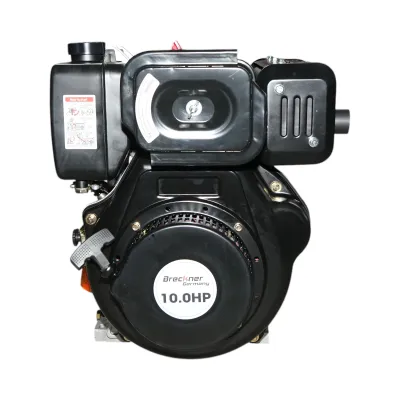 Motor diesel 10CP 186F, 418cc, turatie 3600rpm, ax rotund filetat 25.4mm, pornire sfoara Breckner Germany - imagine 4