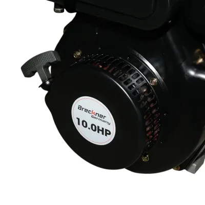 Motor diesel 10CP 186F, 418cc, turatie 3600rpm, ax rotund filetat 25.4mm, pornire sfoara Breckner Germany - imagine 11