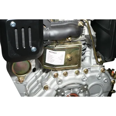 Motor diesel 10CP 186F, 418cc, turatie 3600rpm, ax rotund filetat 25.4mm, pornire sfoara Breckner Germany - imagine 7