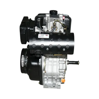 Motor diesel 13CP 192F, 498cc, turatie 3600rpm, ax rotund filetat 25.4mm, pornire sfoara Breckner Germany - imagine 5