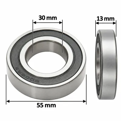 Rulment 6006-2RS 30x55x13mm - imagine 2