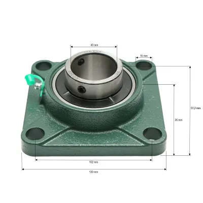 Rulment UCF208 40x130x102mm - imagine 3