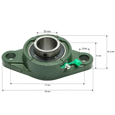 Rulment UCFL206 30x148x117mm - imagine 3