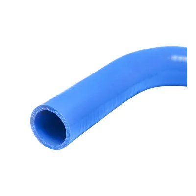 Furtun cotit silicon 90 grade cu insertie textila 35x200x200mm - imagine 3
