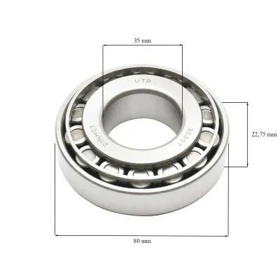Rulment 30307 35x80x22.75mm - imagine 3