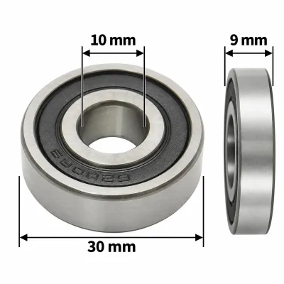 Rulment 6200-2RS 10x30x9mm - imagine 2