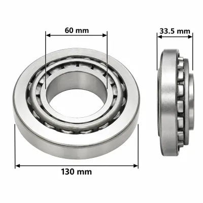 Rulment 31312 60x130x33.5mm - imagine 2