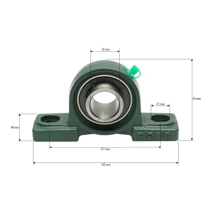 Rulment UCP206 30x165x121mm - imagine 4