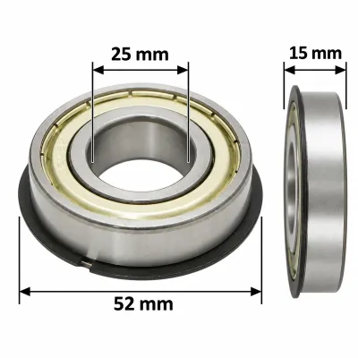 Rulment 6205-2ZNR 25x52x15mm - imagine 2