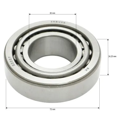 Rulment 32207 35x72x24.25mm - imagine 3