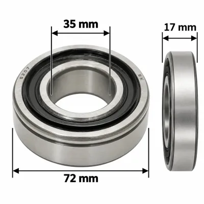 Rulment roata fata Dacia 6207M 35x72x17mm - imagine 2