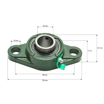 Rulment UCFL205 25x130x99mm - imagine 3