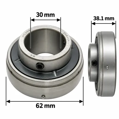 Rulment UC206 30x62x38.1mm - imagine 2
