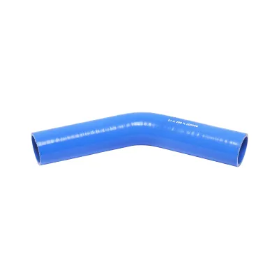 Furtun cotit silicon 45 grade cu insertie textila 51x200x200mm - imagine 2