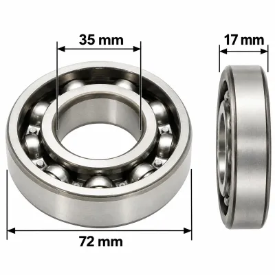 Rulment 6207 35x72x17mm - imagine 2