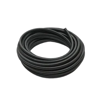 Furtun combustibil 8x12 cu protectie din bumbac rola 20m