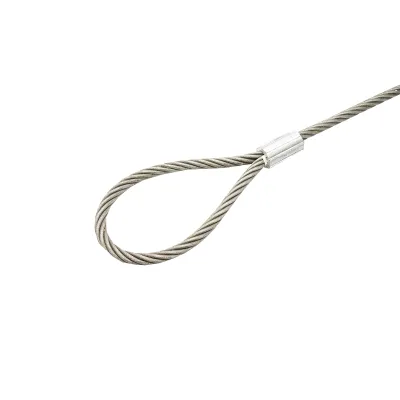 Cablu troliu ciochinar din otel 6x37 fi 16mm 4m cu 2 ochiuri si carlig - imagine 5