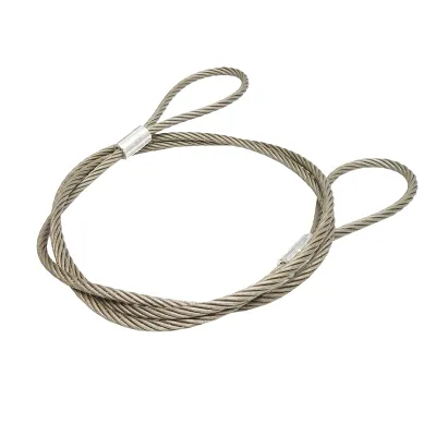 Cablu troliu ciochinar din otel 6x37 fi 14mm 5m cu 2 ochiuri - imagine 3